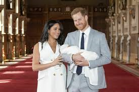 Prince Henry and his wife, Archie