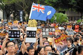 香港国家安全法に対する抗議デモ