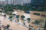 中国の洪水の状況