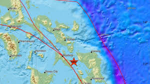 フィリピンでM6.6の地震場所