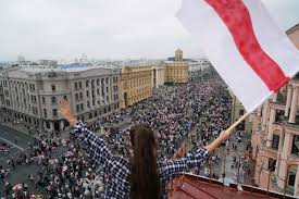 ベラルーシの大規模な抗議行動