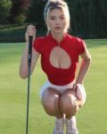 イギリスの女子ゴルファー、ルーシー・ロブソン