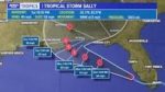 A tropical cyclone "Sally進路