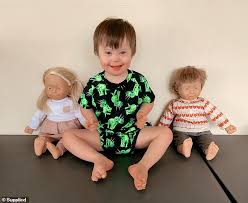 豪スーパーダウン症の子供を模した人形を販売