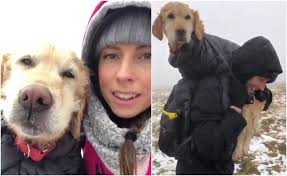 冬の山で2週間迷子だった犬ニーシャとジョン・フランソワ・ボンネットさん